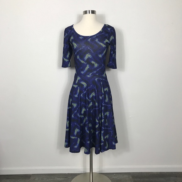 LuLaRoe Dresses & Skirts - LuLaRoe Polka Dot Dress Purple